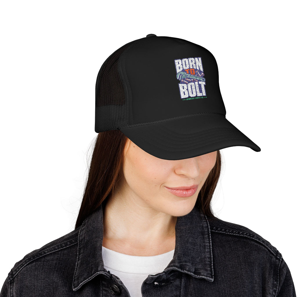 Born To Bolt Foam Trucker Hat