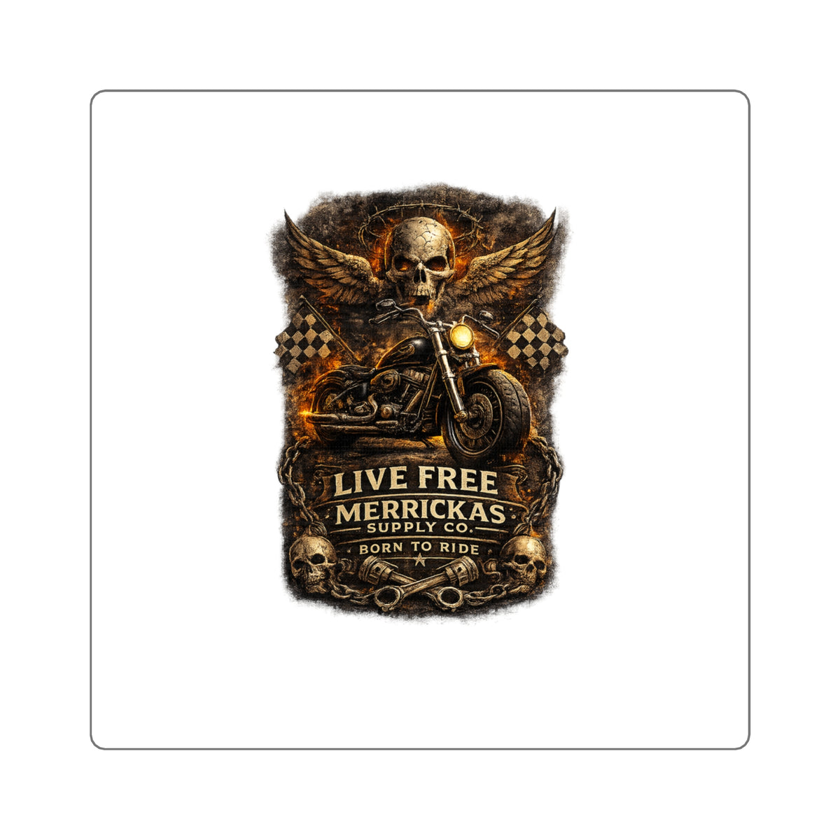 Two-Wheel Legacy 03 Sticker | Merrickas Supply CO