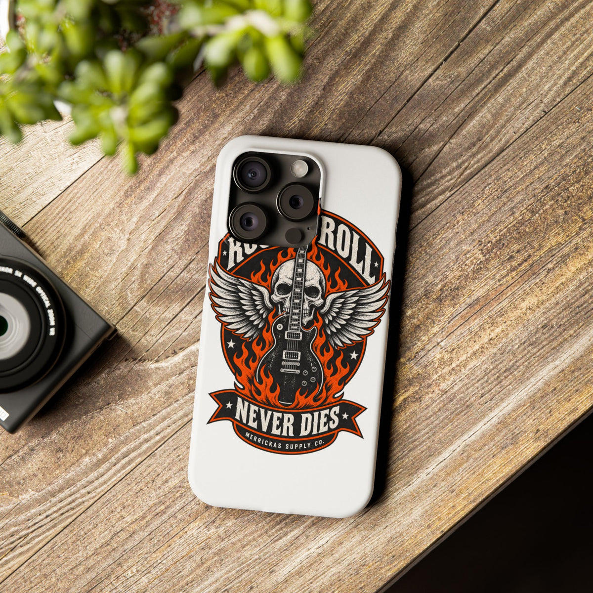 Rock N Roll Never Dies Phone Case