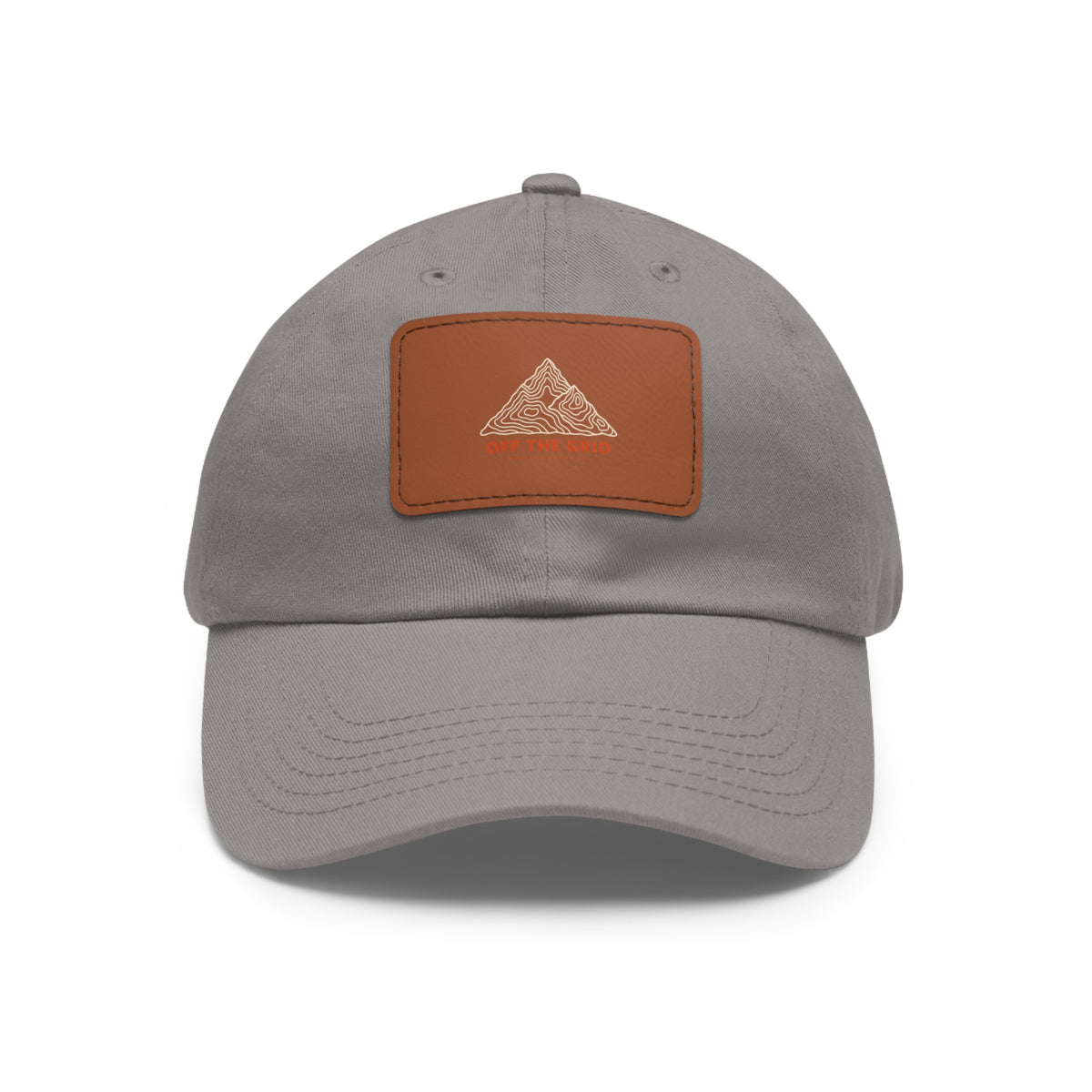 Off The Grid Leather Patch Dad Hat