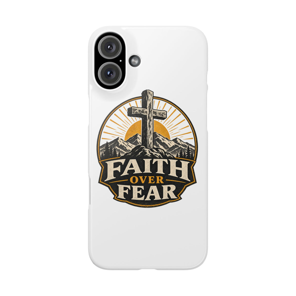 Faith Over Fear Phone Case