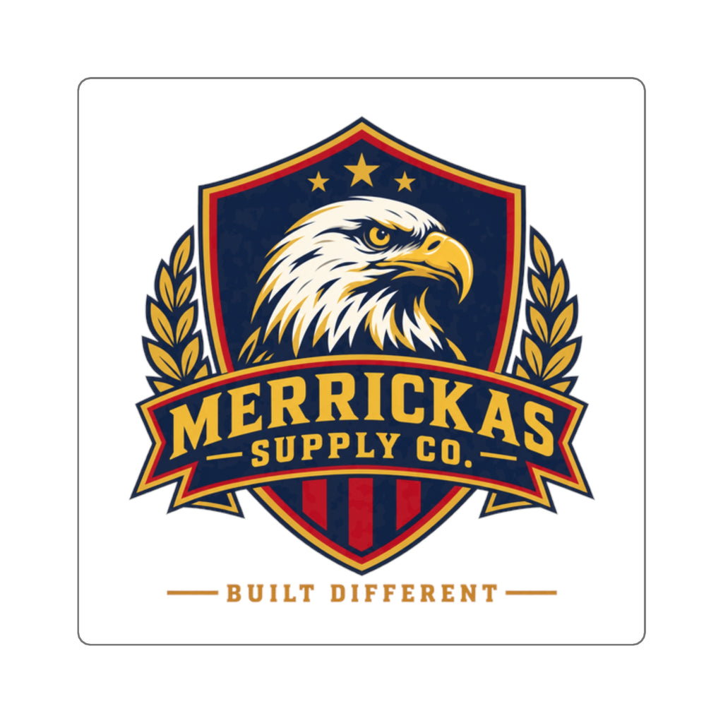 Merrickas Eagle Shield Crest Sticker