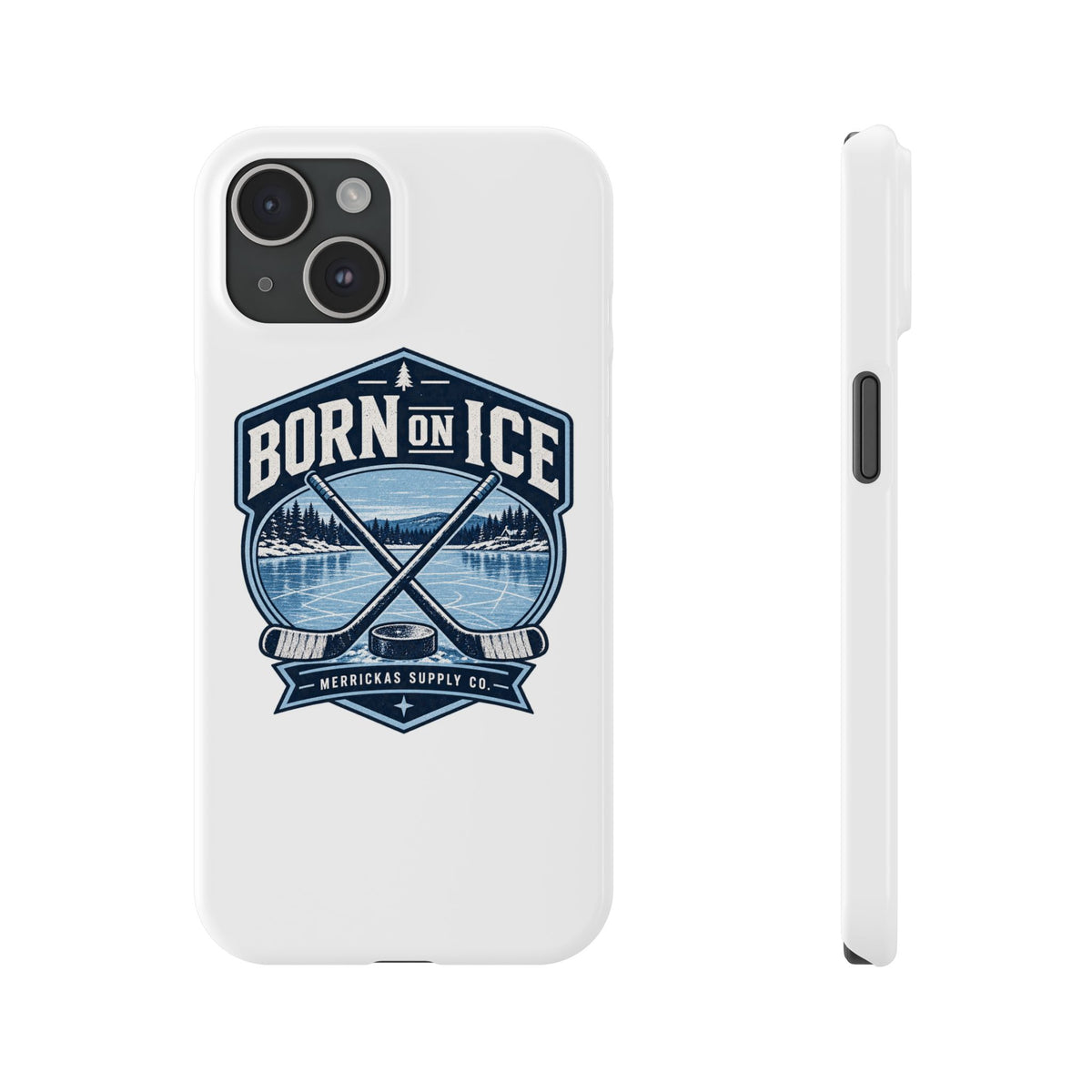 Born On Ice Phone Case