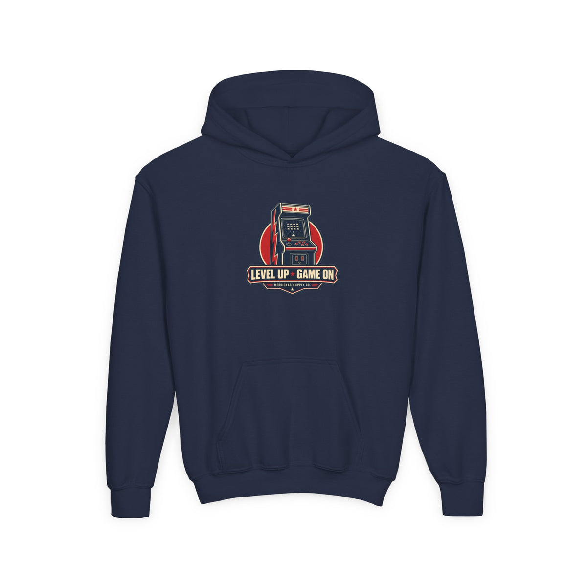 Level Up Game On Youth Hoodie