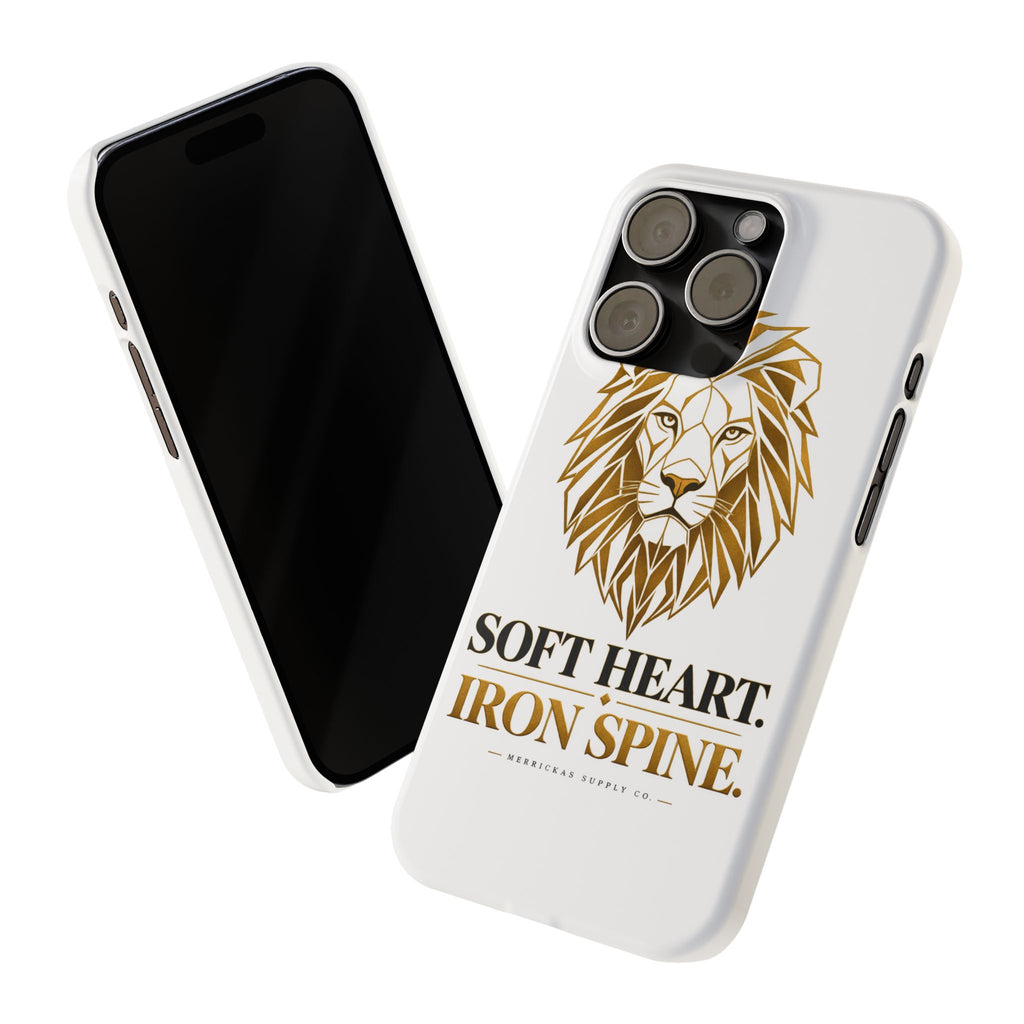 Soft Heart Iron Spine Phone Case
