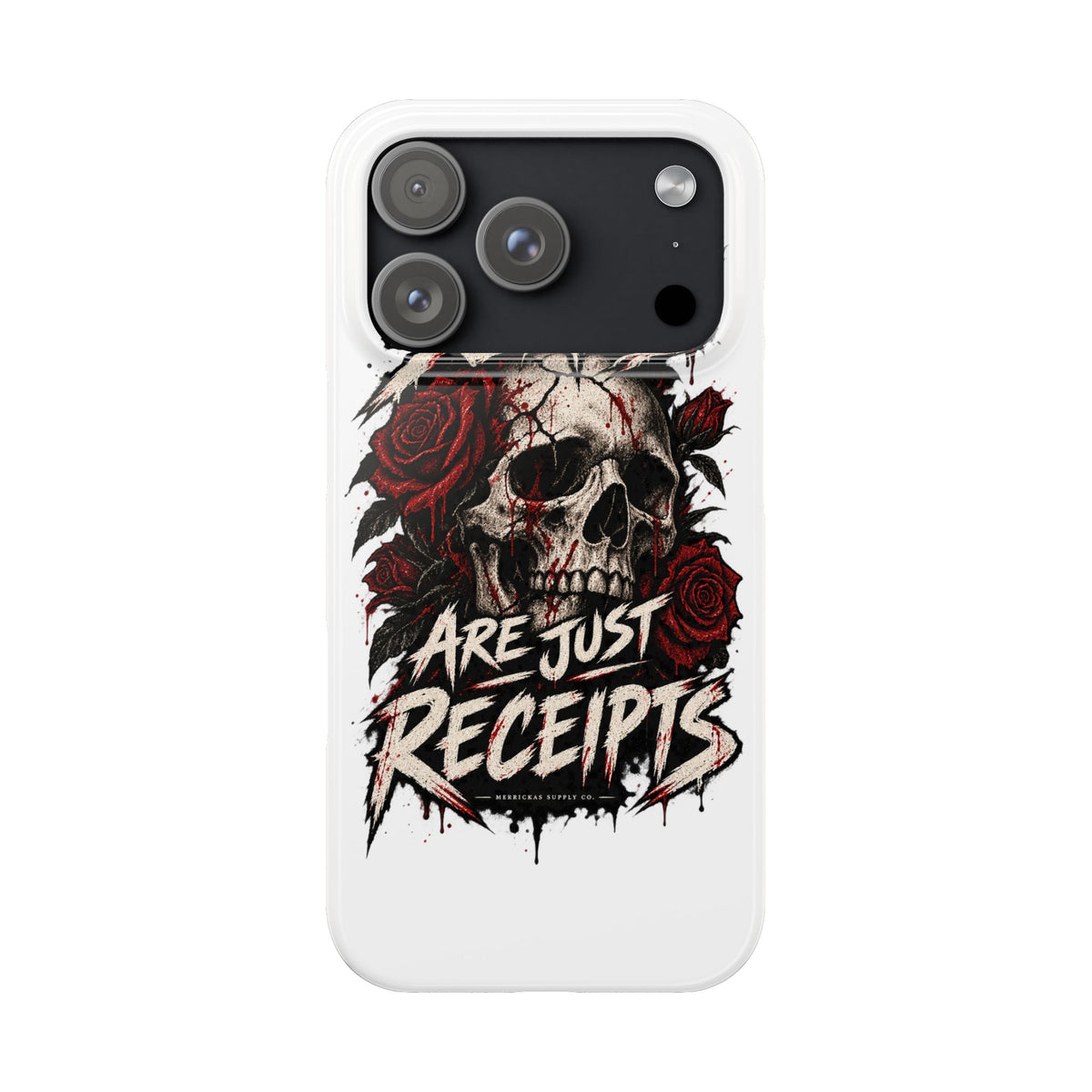 Scars Are Just Receipts Phone Case