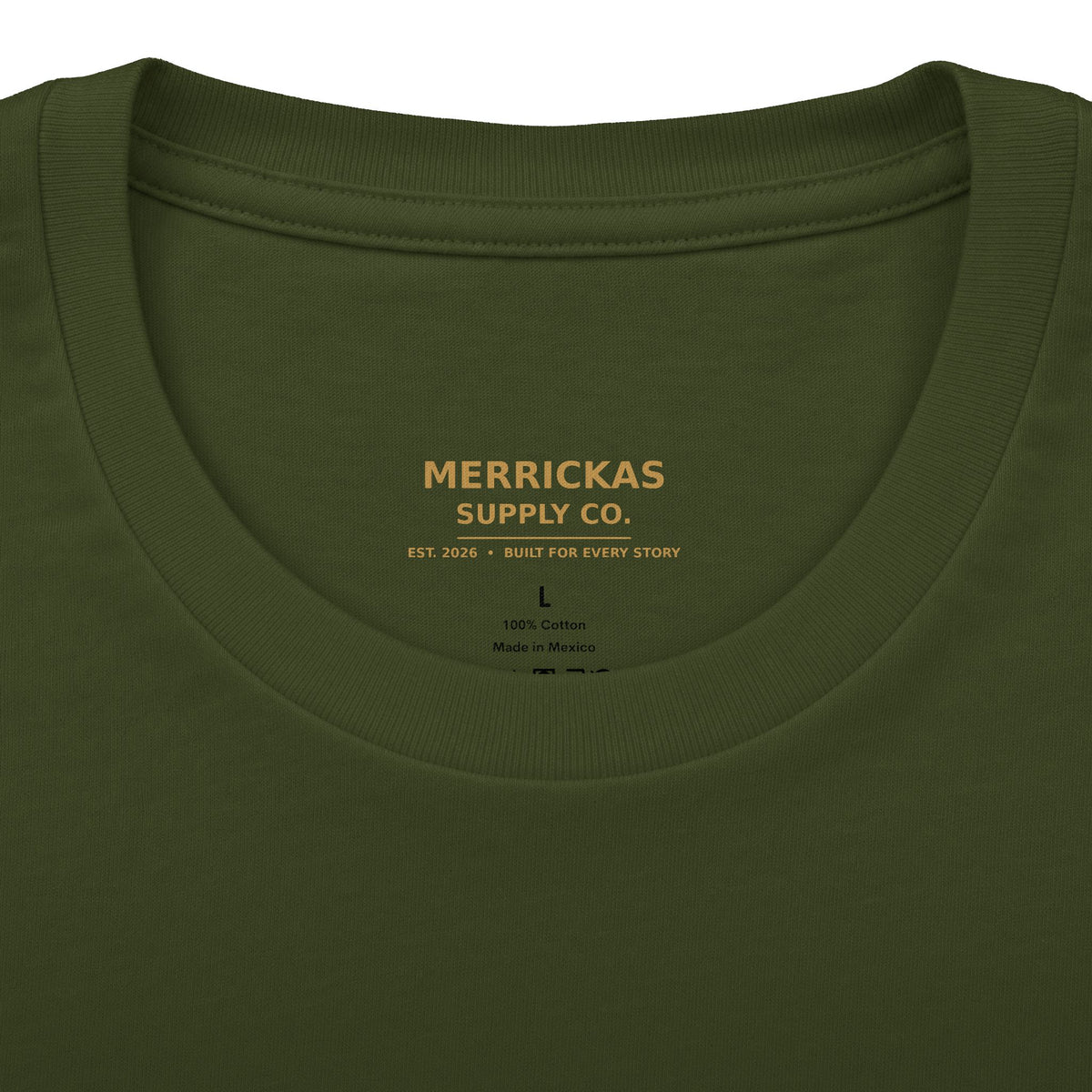 Merrickas Ride Hard Winged Skull T-Shirt