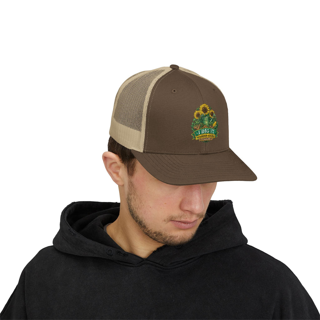 I Dig It Garden Club Snapback Trucker Cap