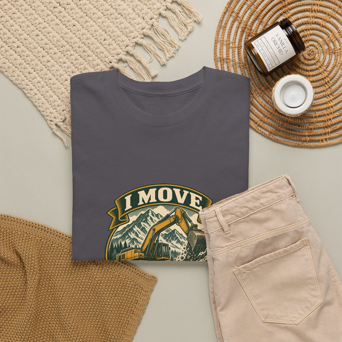 I Move Mountains For A Living Classic Tee