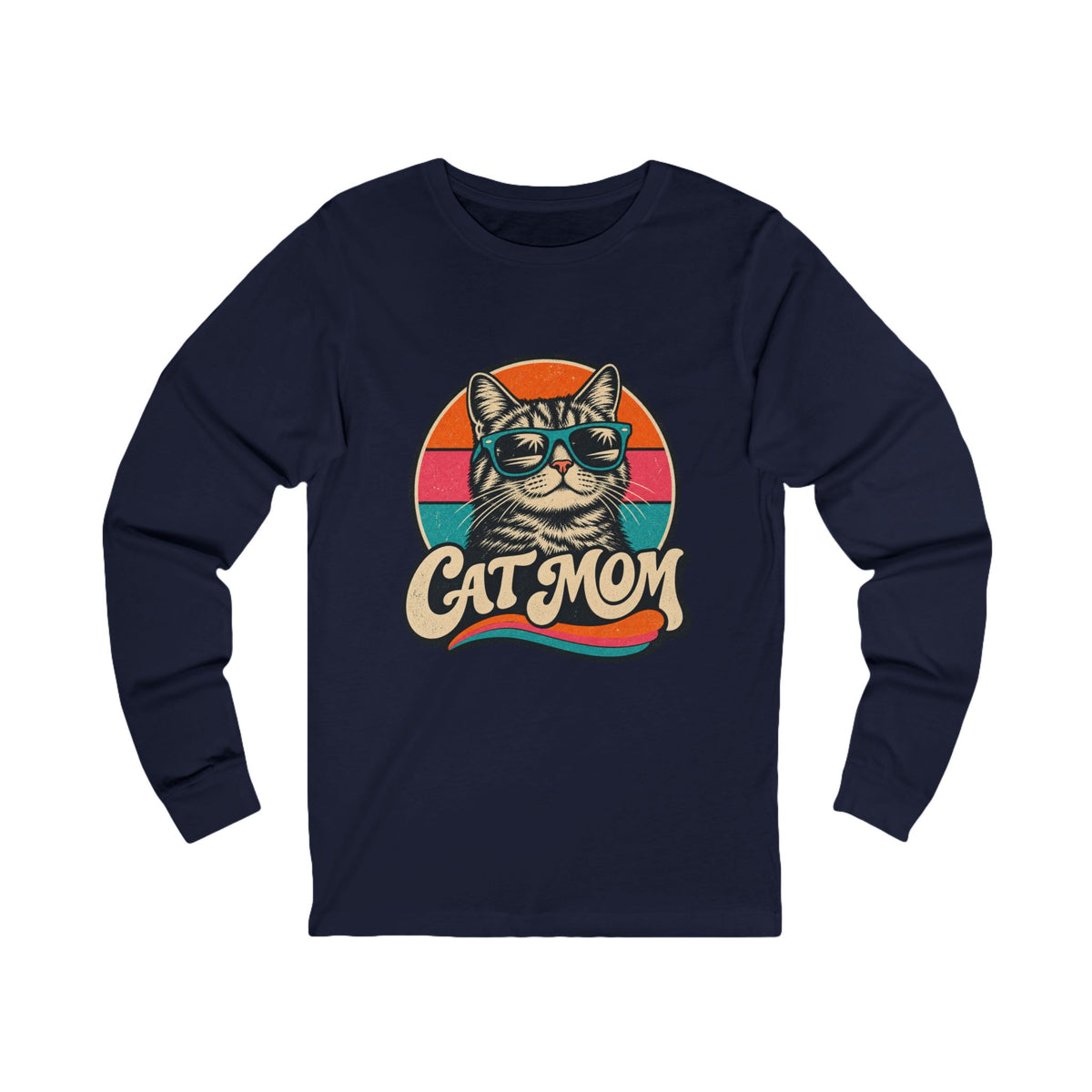 Cat Mom Long Sleeve Tee