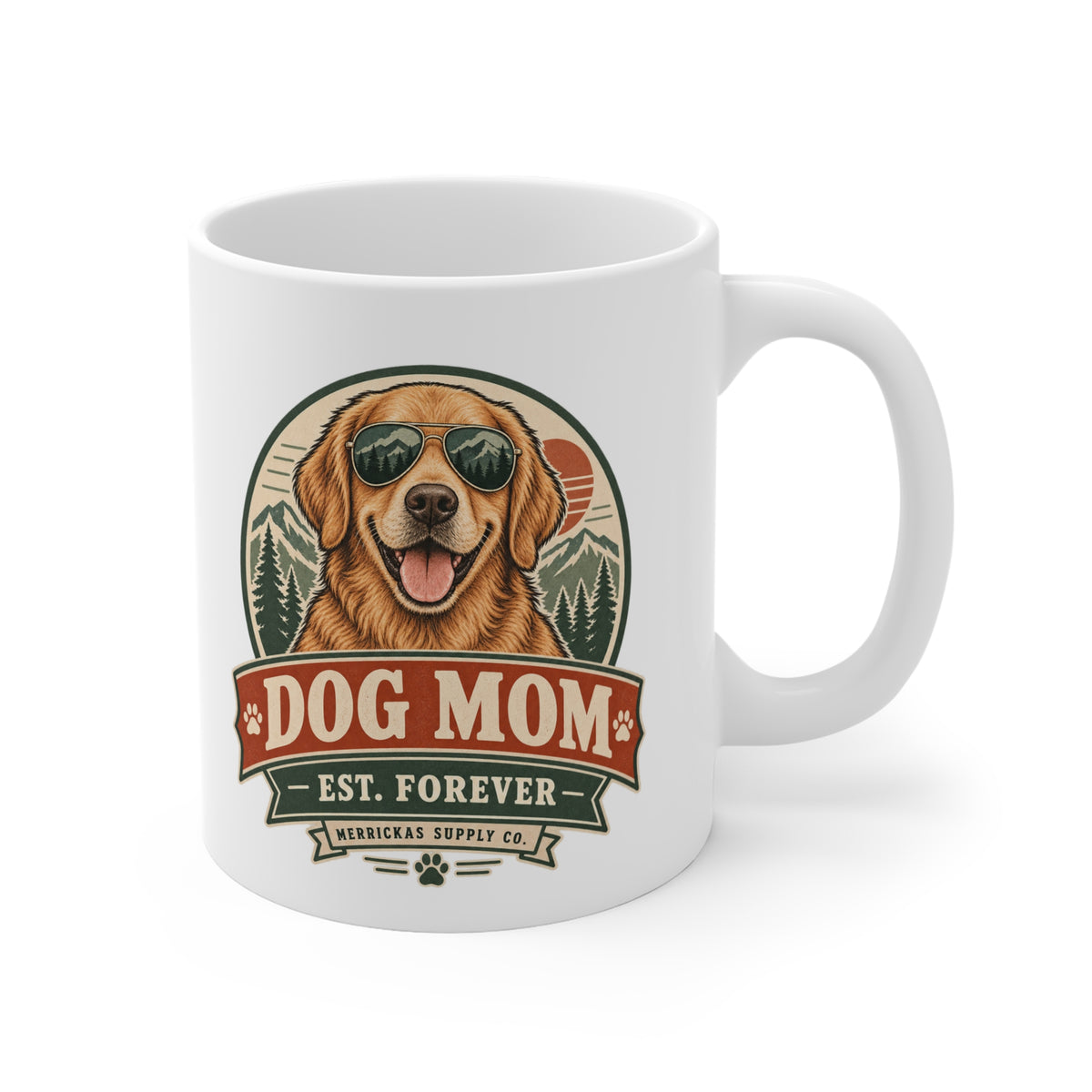 Dog Mom Est. Forever Coffee Mug 11oz