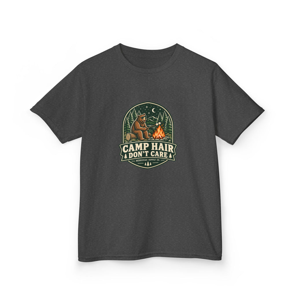 Camp Hair Don't Care Kids Tee
