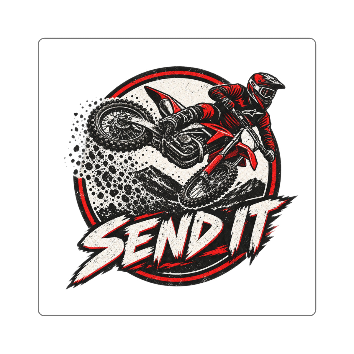 Send It Motocross Sticker