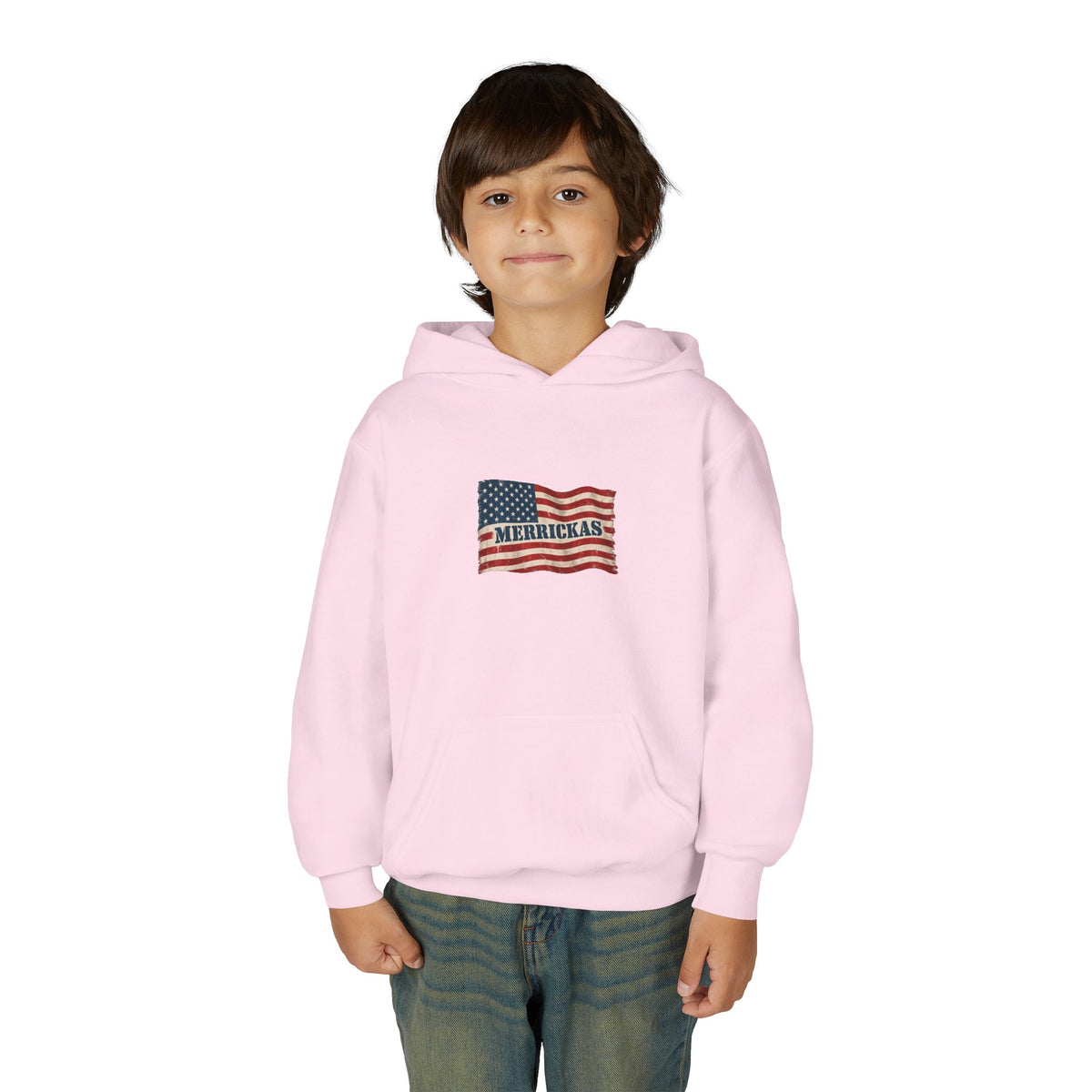 Merrickas Flag Youth Hoodie