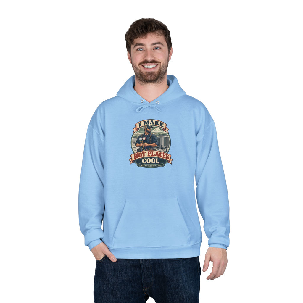 I Make Hot Places Cool Heavyweight Hoodie