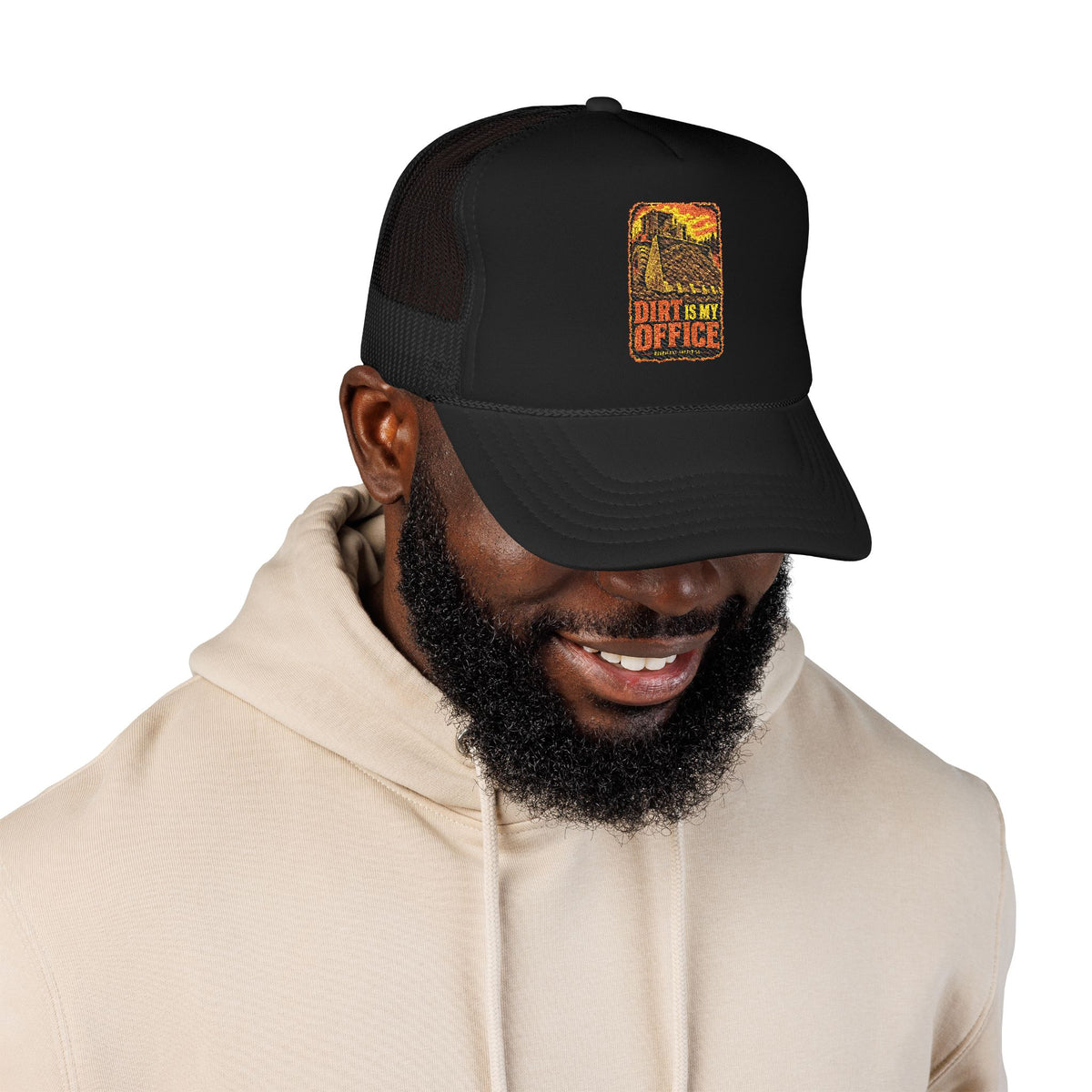 Dirt Is My Office Foam Trucker Hat