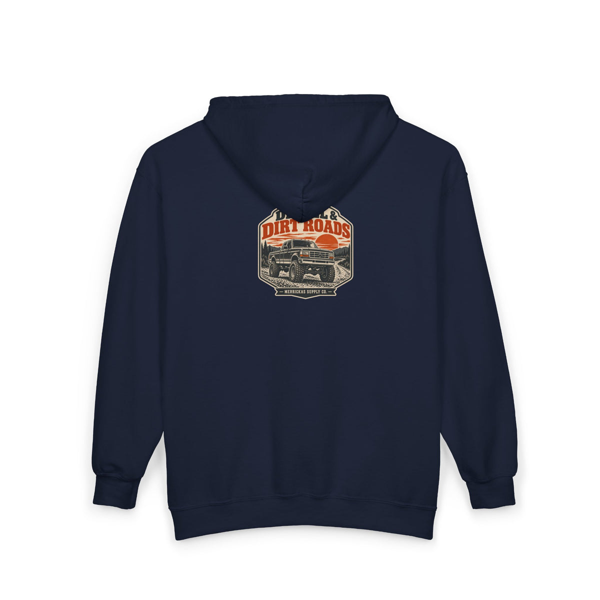 Diesel & Dirt Roads Zip Hoodie