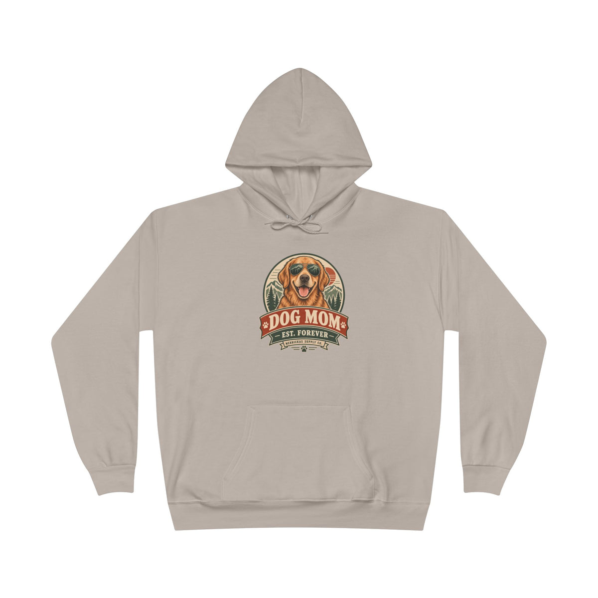 Dog Mom Est. Forever Heavyweight Hoodie
