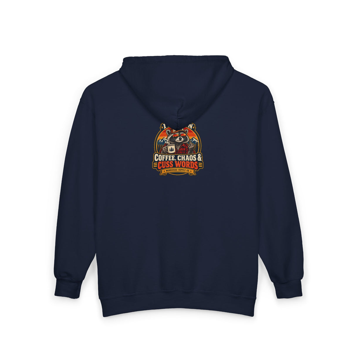 Coffee, Chaos & Cuss Words Zip Hoodie