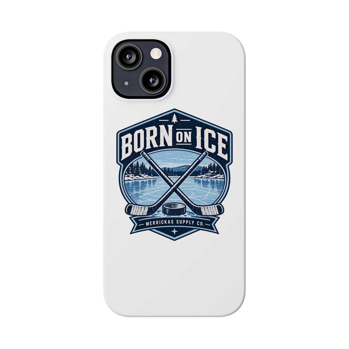Born On Ice Phone Case