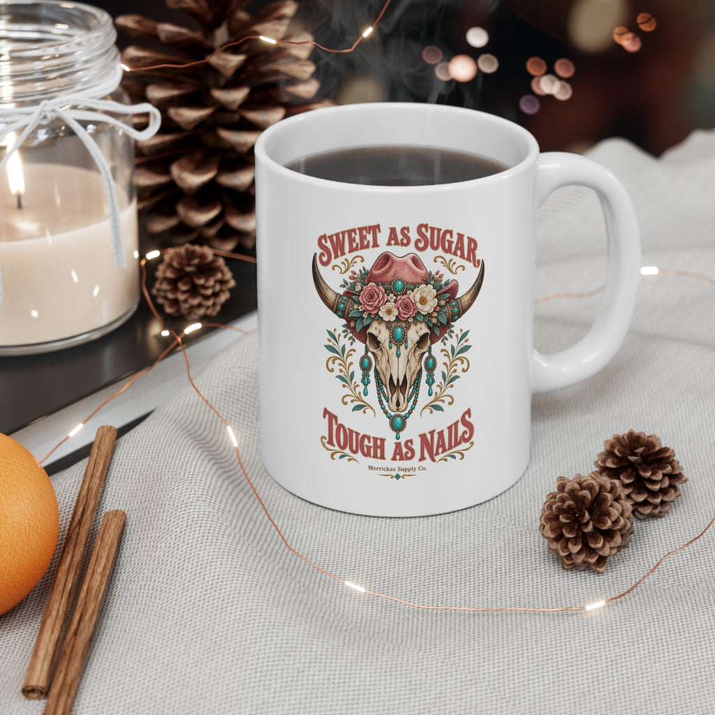 Sweet As Sugar Tough As Nails Coffee Mug 11oz