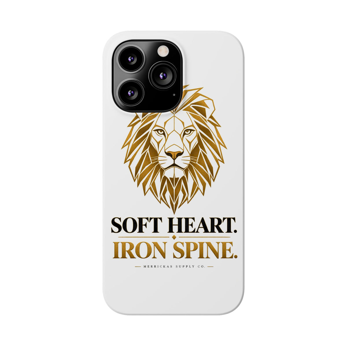 Soft Heart Iron Spine Phone Case