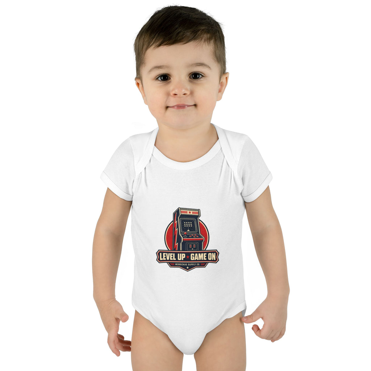 Level Up Game On Baby Onesie