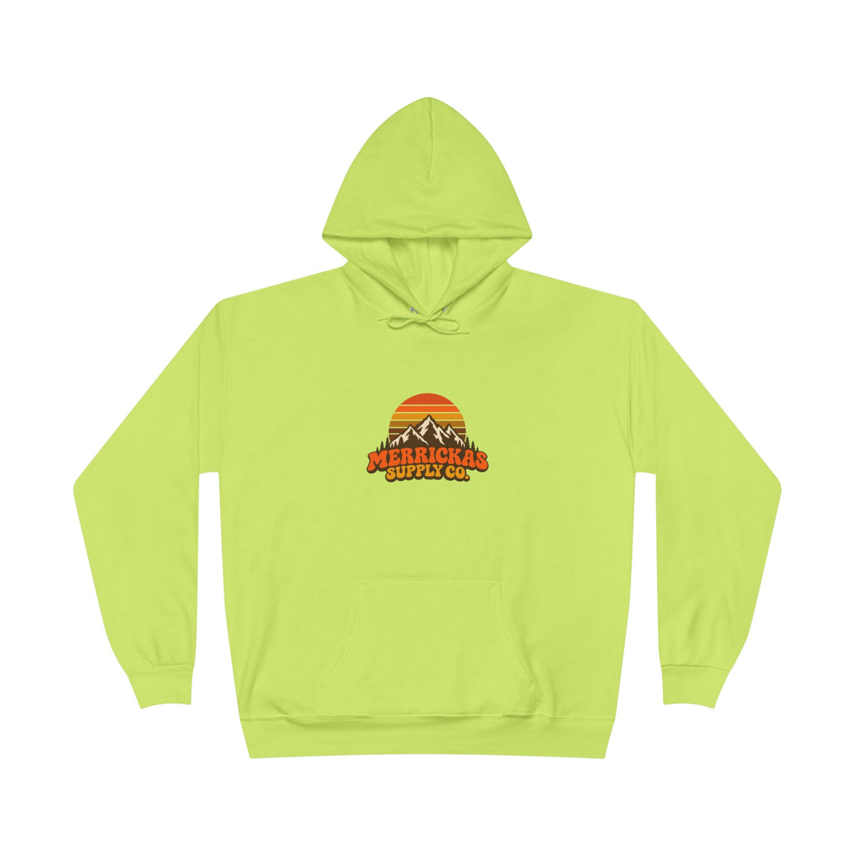 Merrickas Retro Sunset Mountain Hoodie