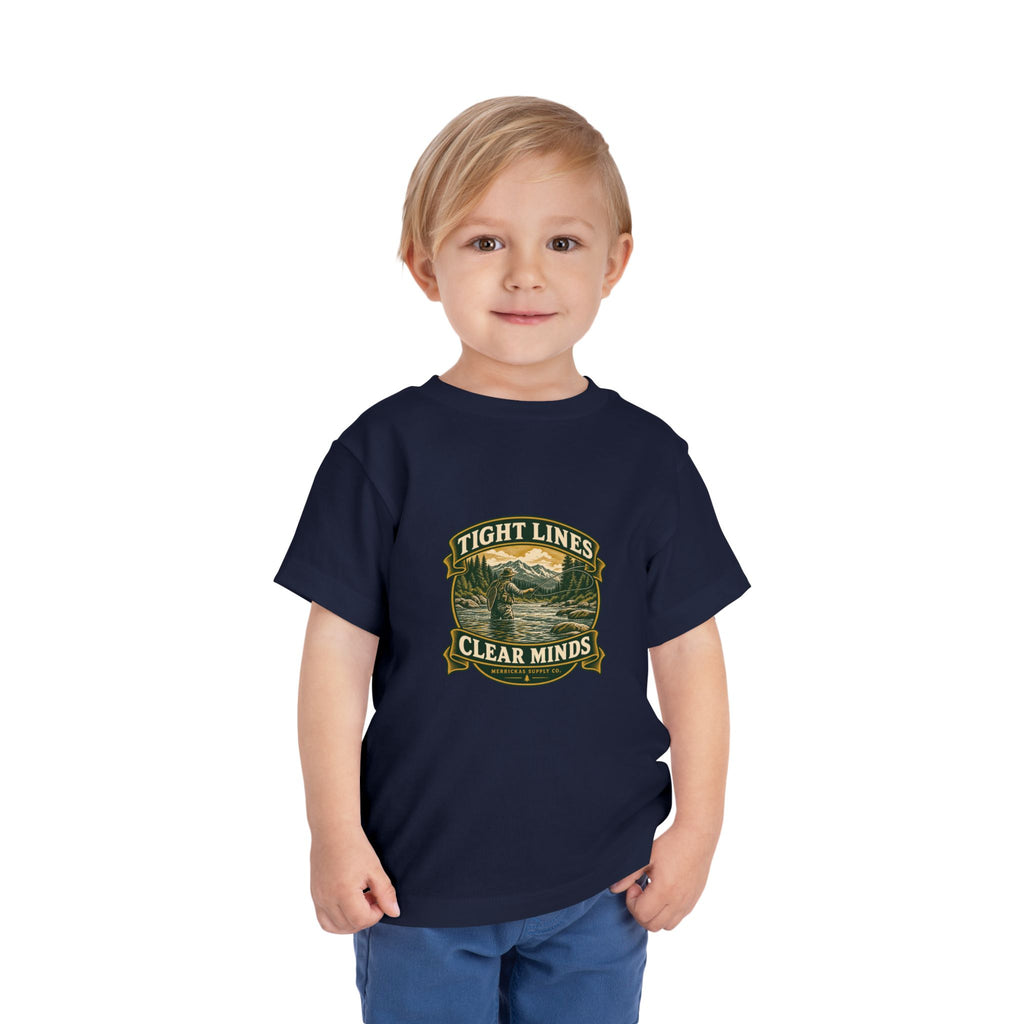 Tight Lines Clear Minds Toddler Tee
