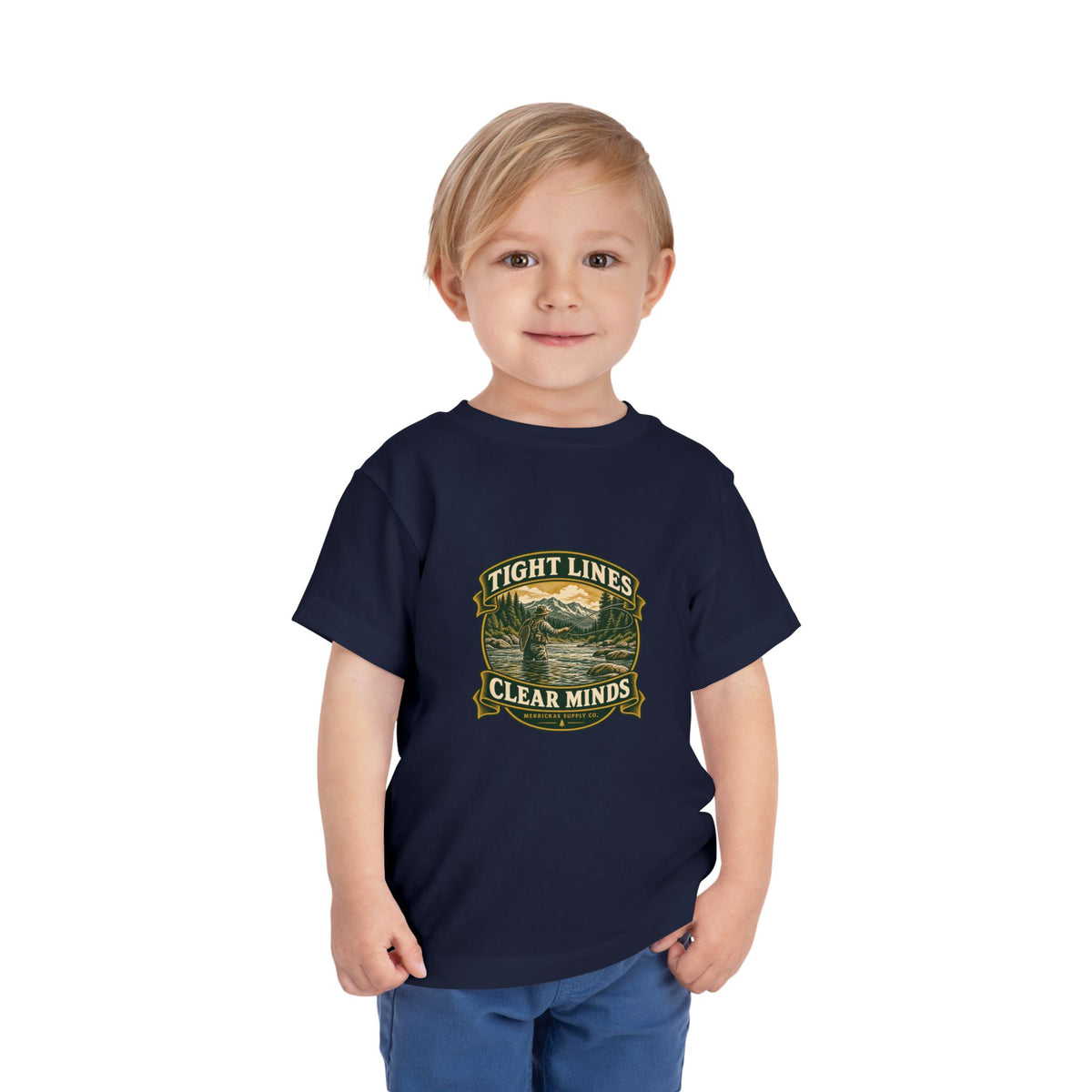 Tight Lines Clear Minds Toddler Tee