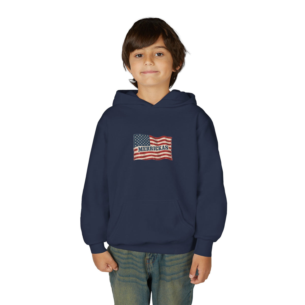 Merrickas Flag Youth Hoodie