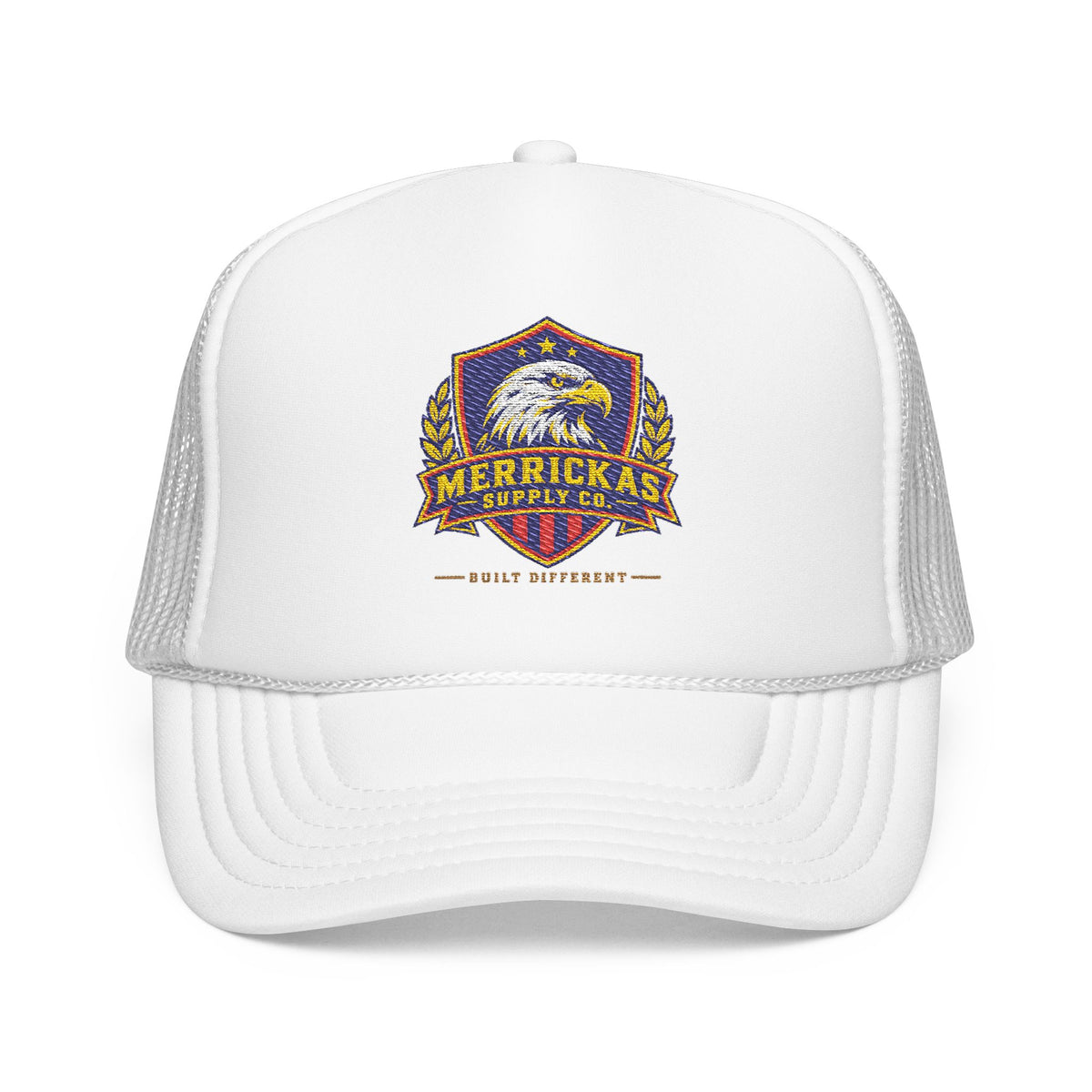 Merrickas Heritage Shield Foam Trucker Hat