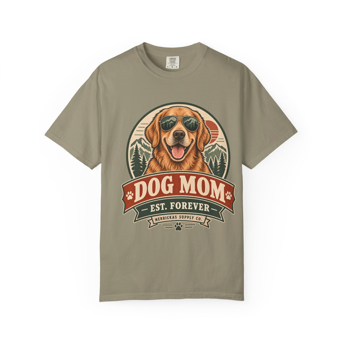Dog Mom Est. Forever Garment-Dyed Tee