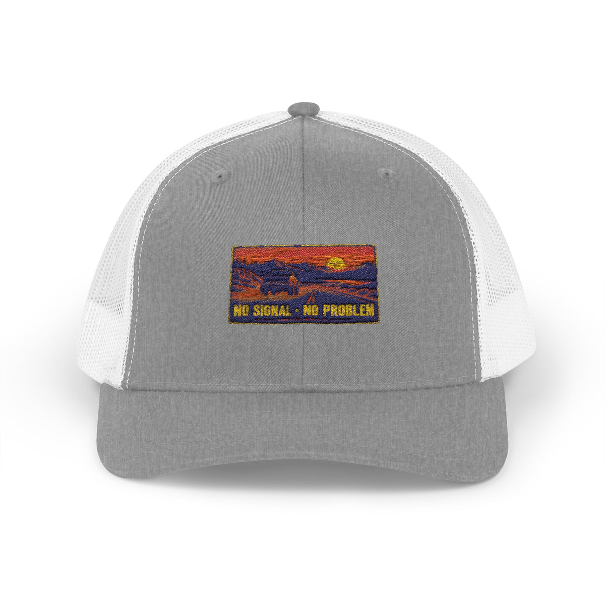 No Signal No Problem Snapback Trucker Cap