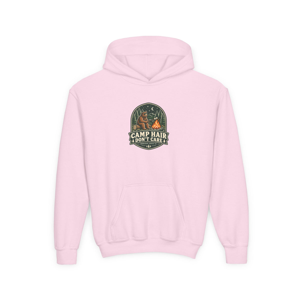 Camp Hair Don't Care Youth Hoodie