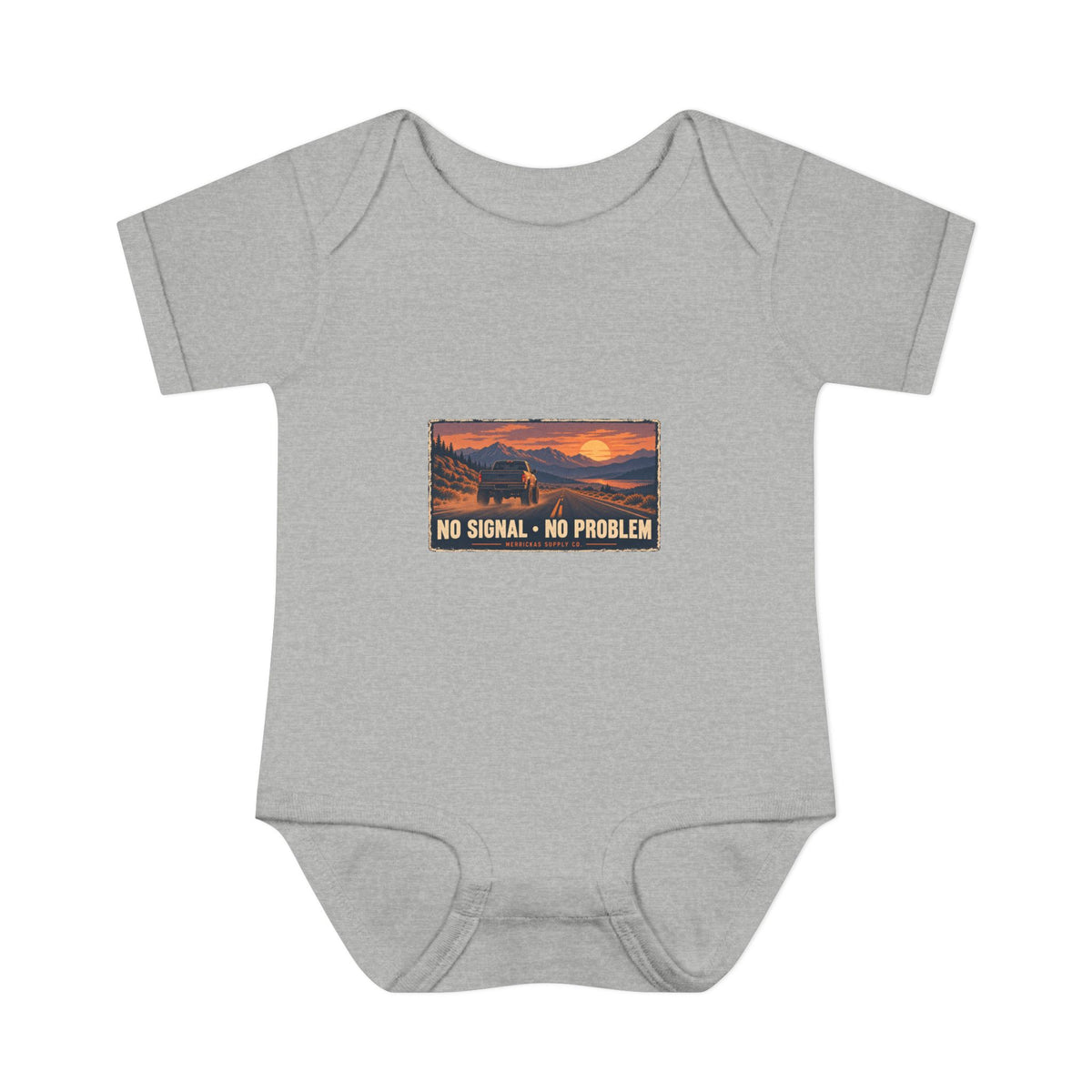 No Signal No Problem Baby Onesie