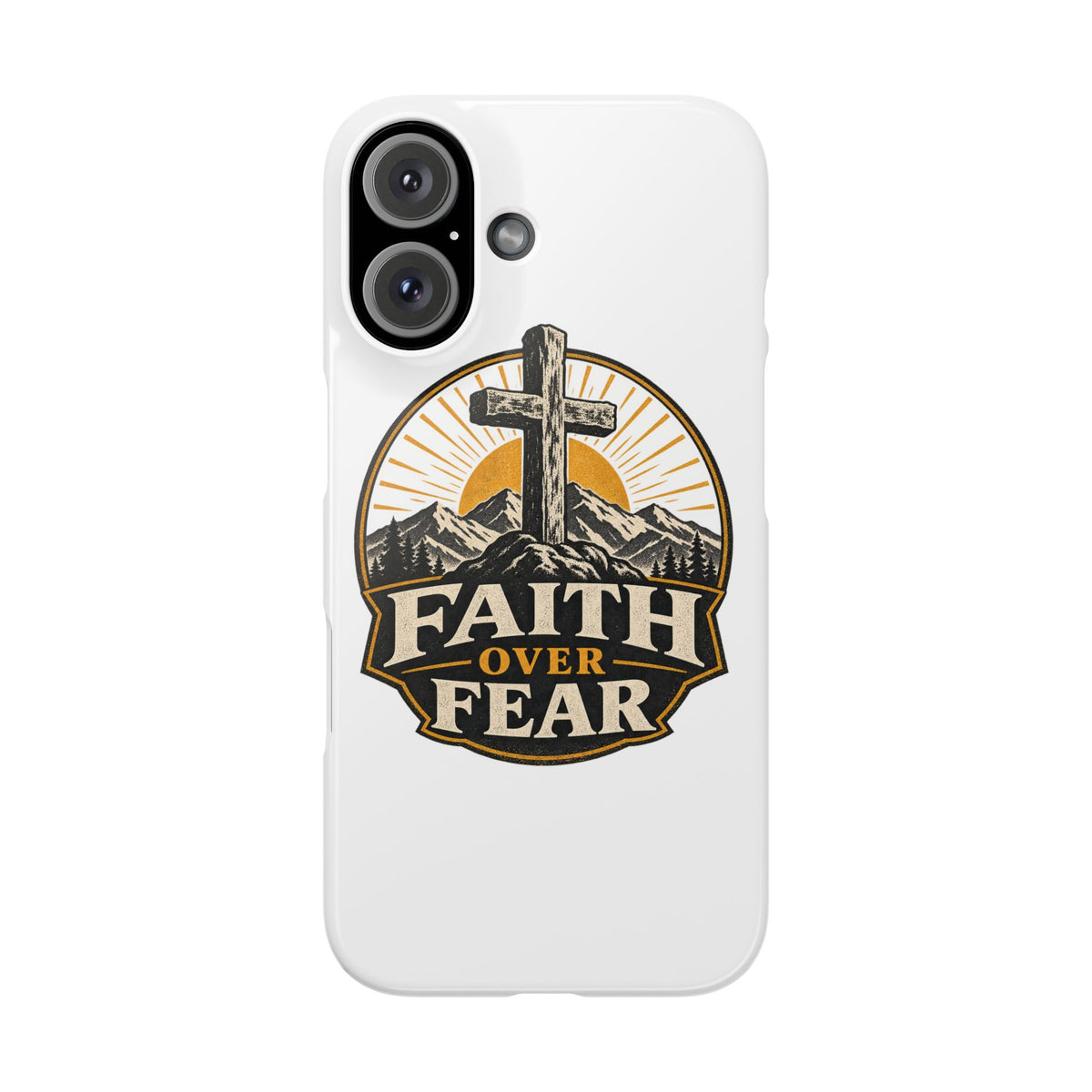 Faith Over Fear Phone Case