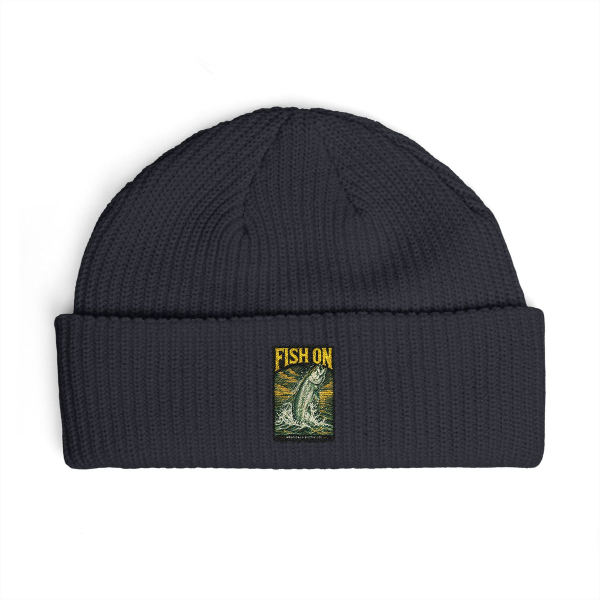 Fish On Cuff Beanie