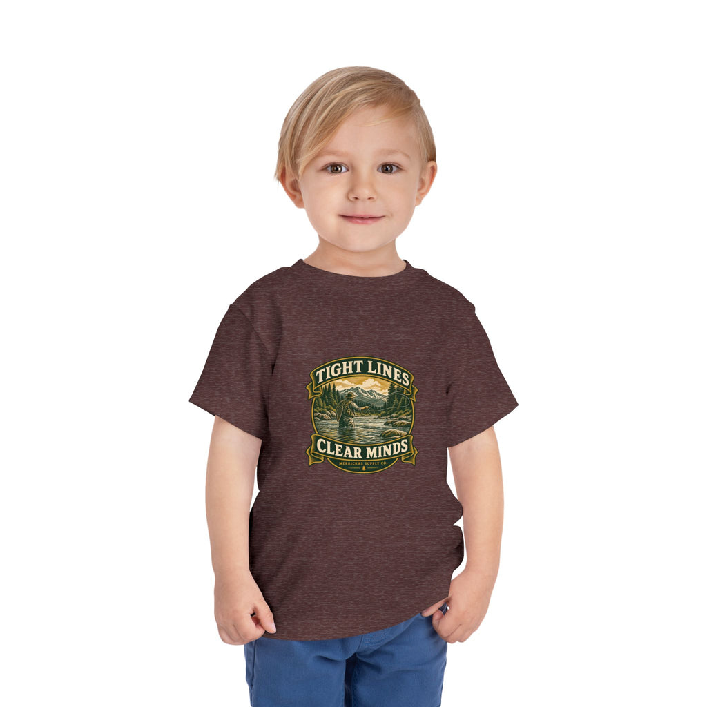Tight Lines Clear Minds Toddler Tee