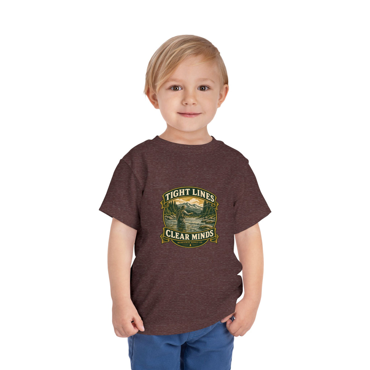 Tight Lines Clear Minds Toddler Tee