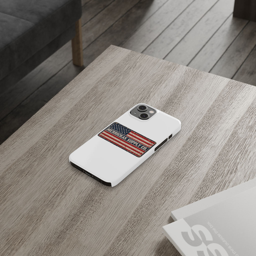 Merrickas American Flag Patch Phone Case