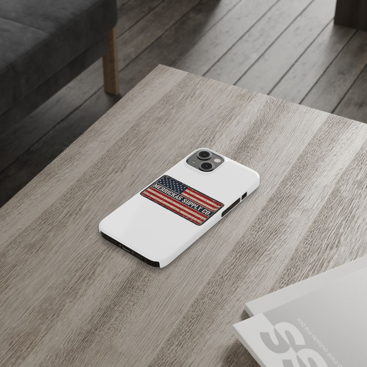 Merrickas American Flag Patch Phone Case