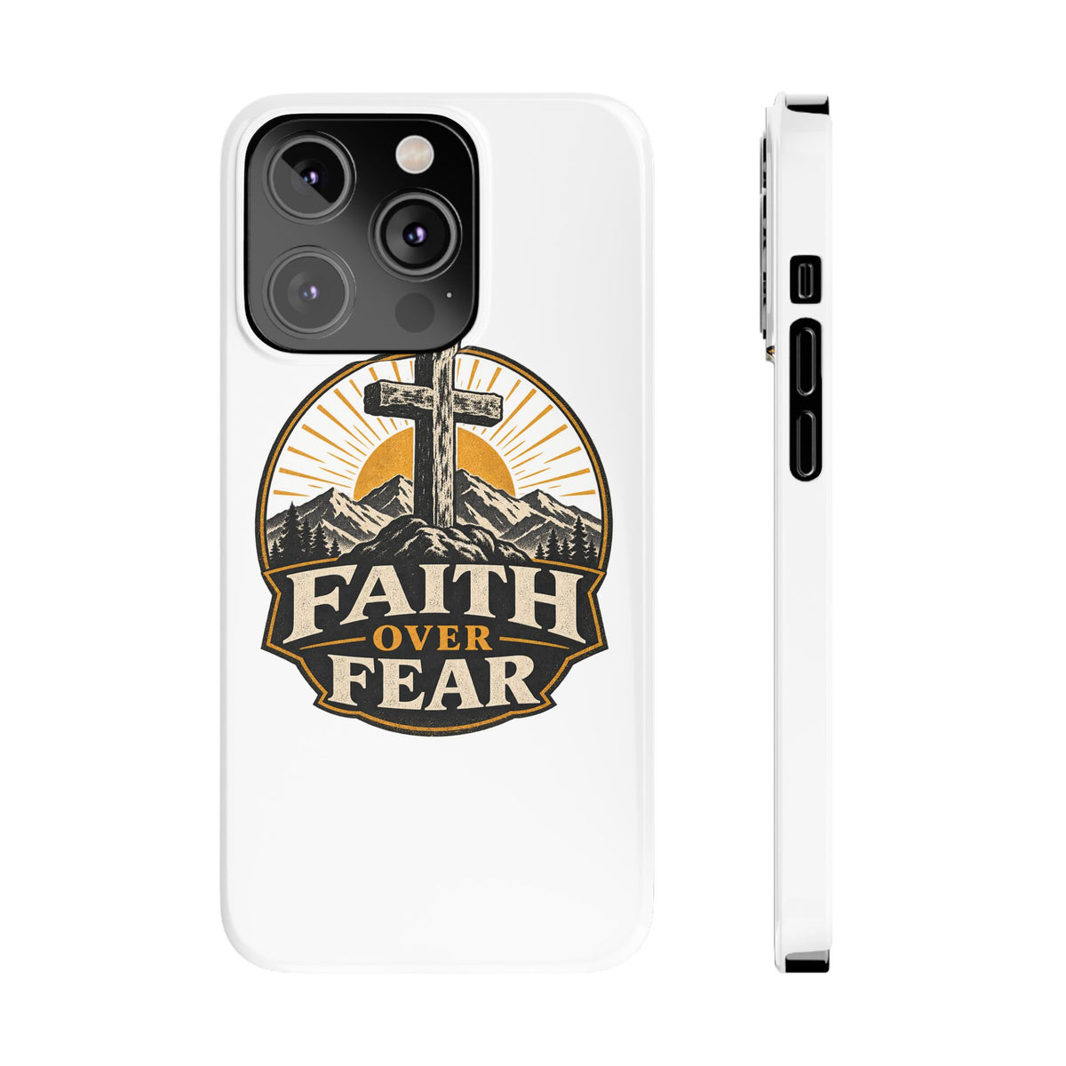 Faith Over Fear Phone Case