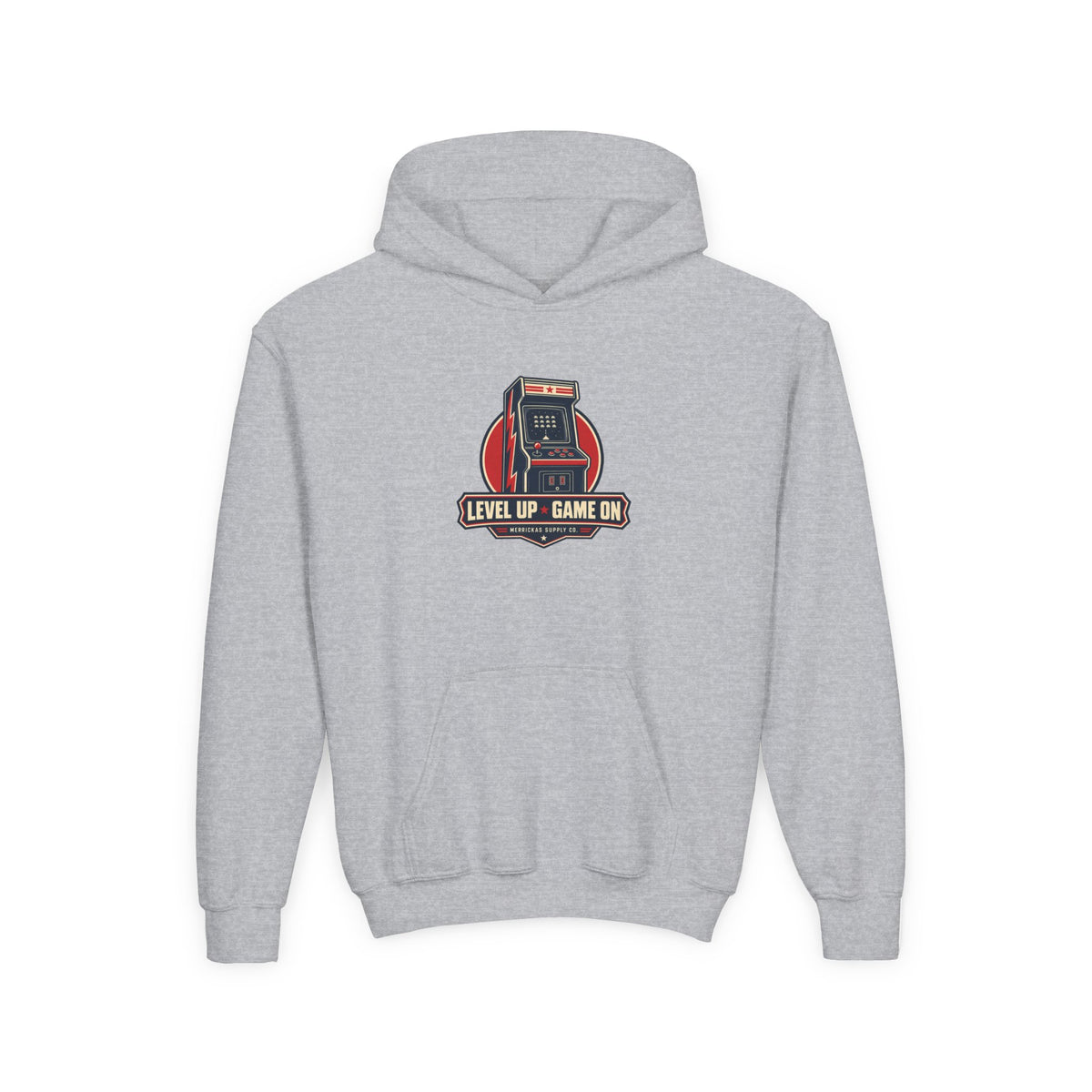 Level Up Game On Youth Hoodie