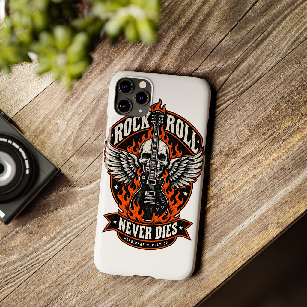 Rock N Roll Never Dies Phone Case