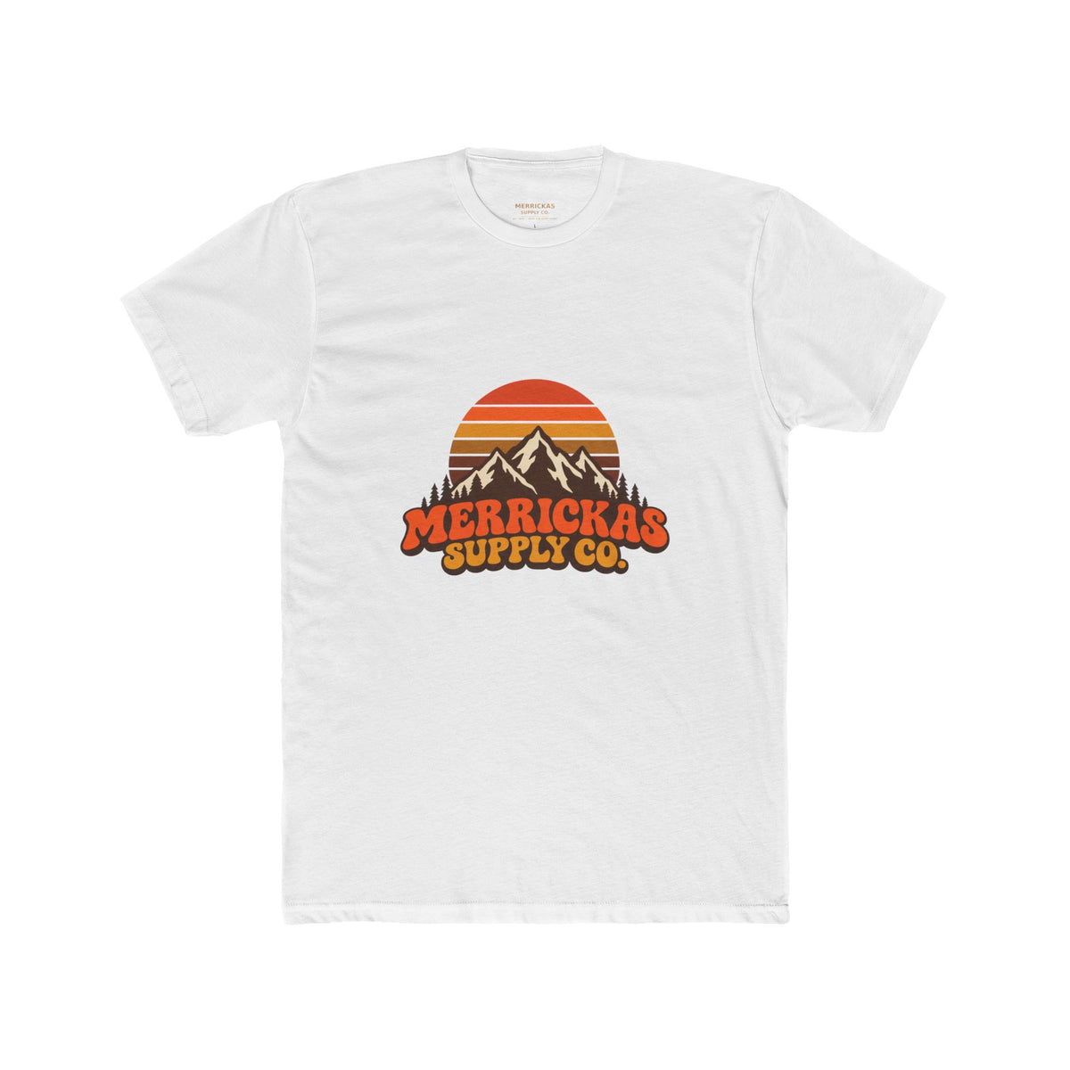 Merrickas Retro Sunset Mountain T-Shirt
