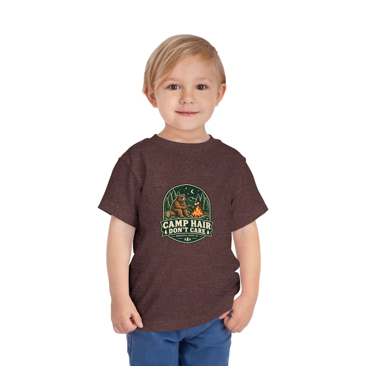Camp Hair Don't Care Toddler Tee