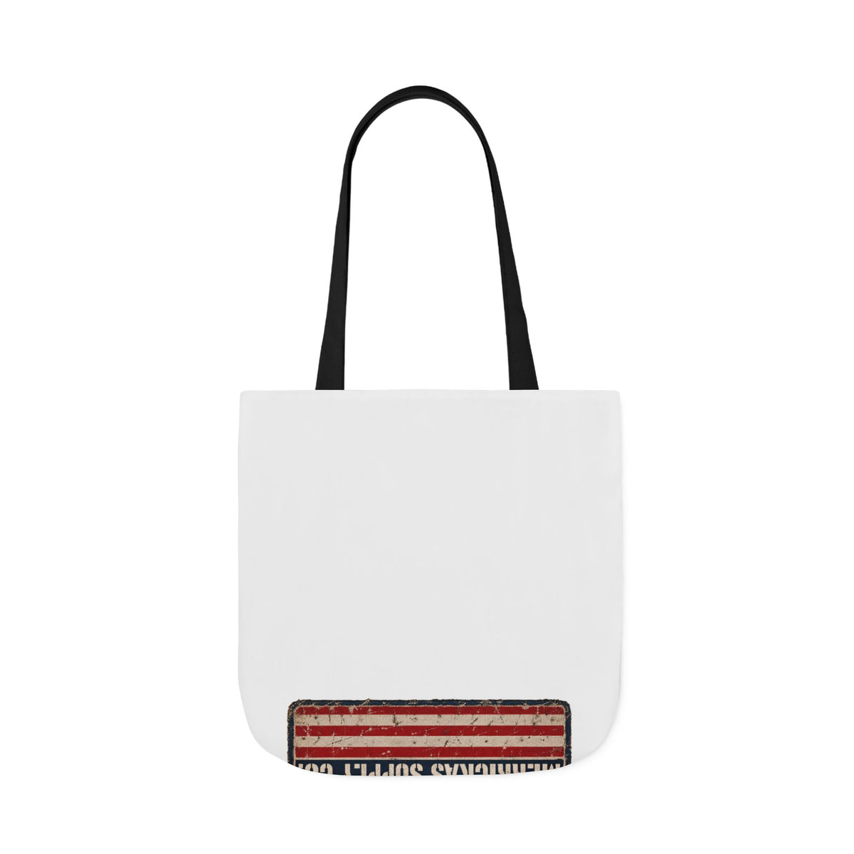 Merrickas American Flag Patch Canvas Wall Art