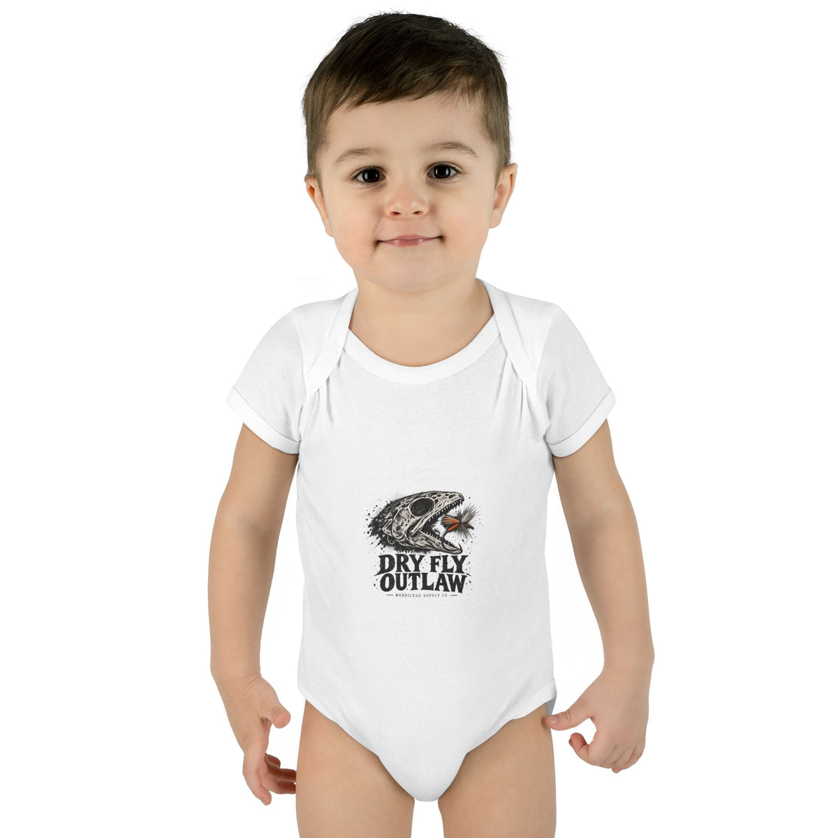 Dry Fly Outlaw Baby Onesie