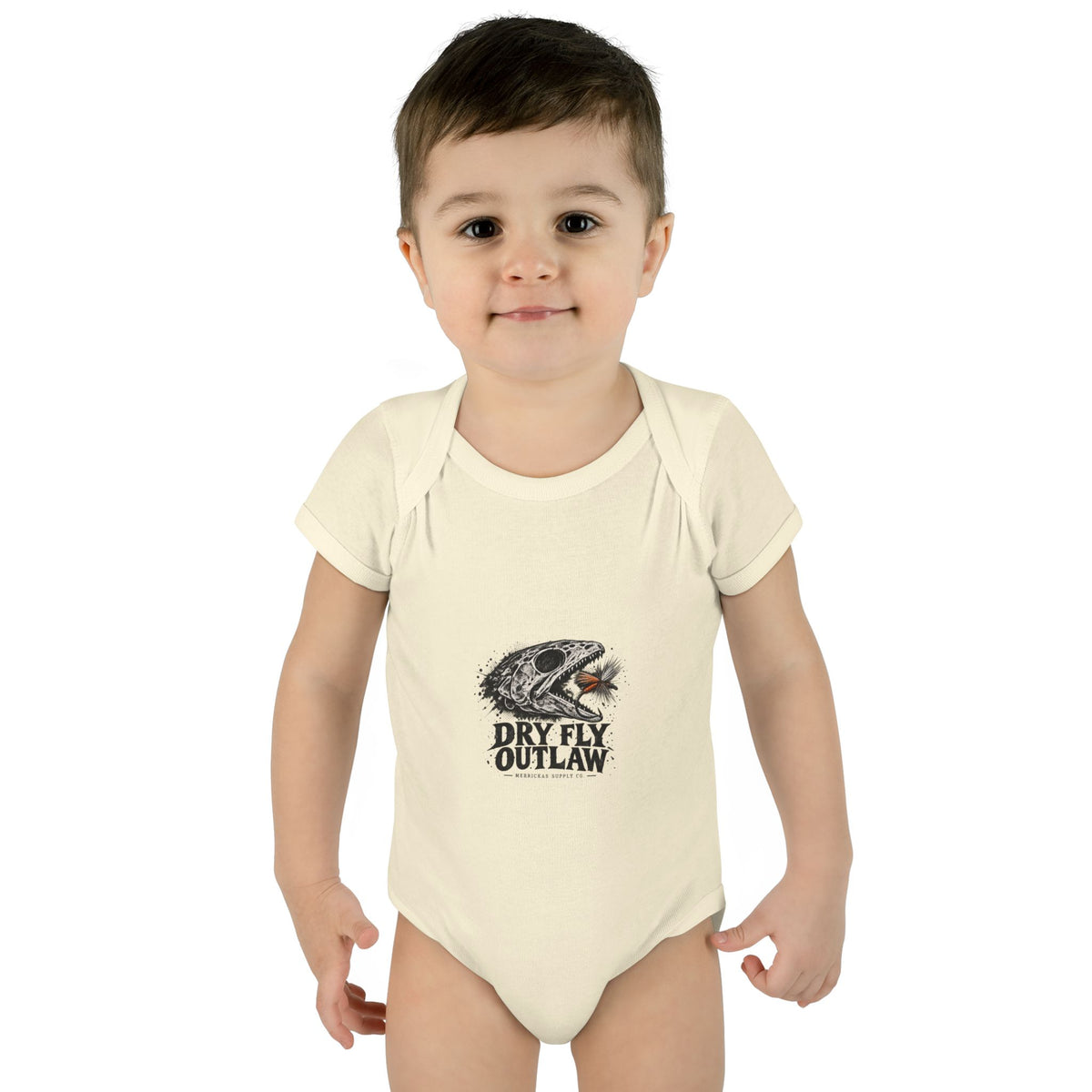 Dry Fly Outlaw Baby Onesie